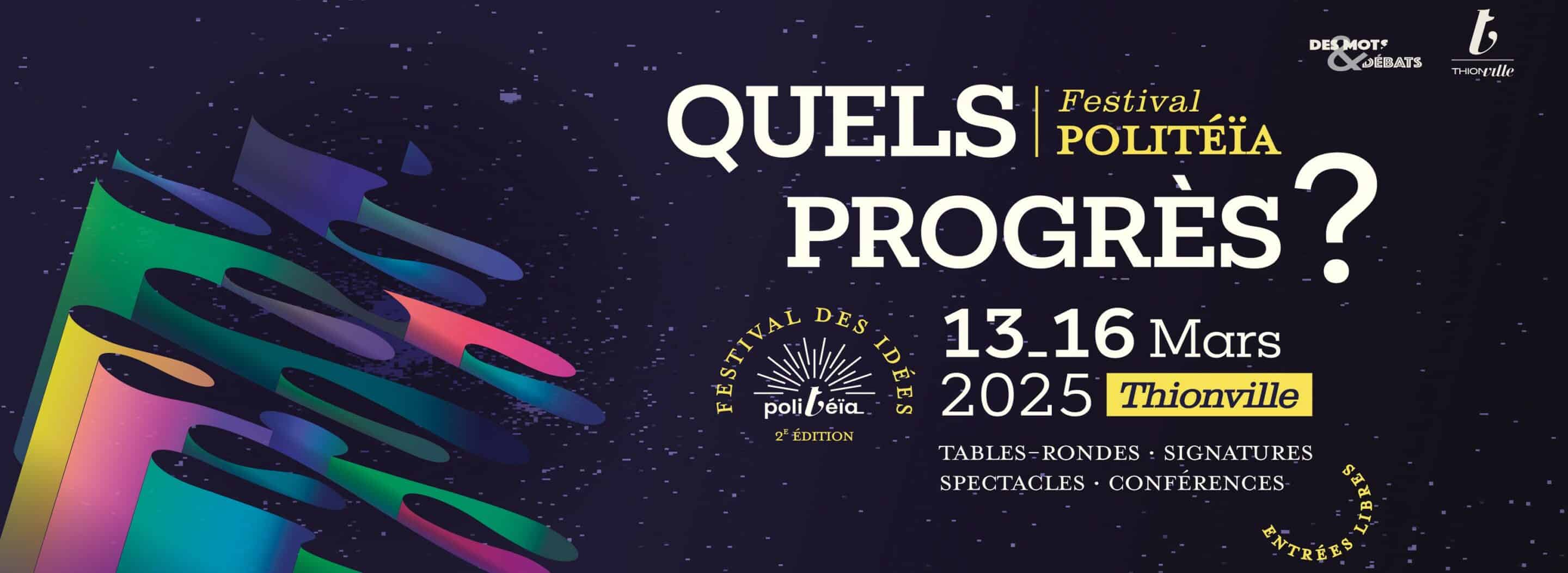 Des Mots & Debats coorganise le festival Politeia à Thionville