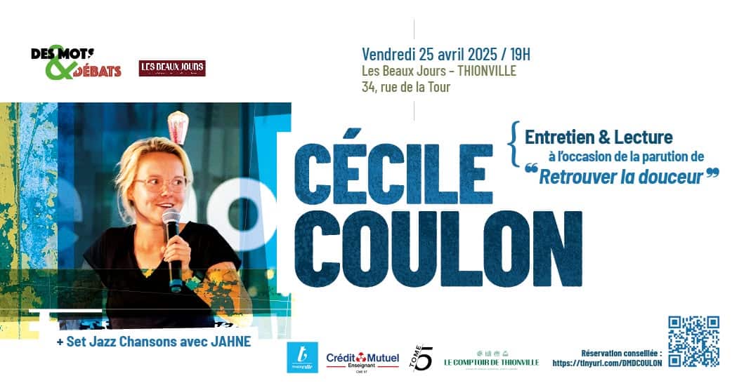 Rencontre poétique et musicale avec Cécile Coulon
